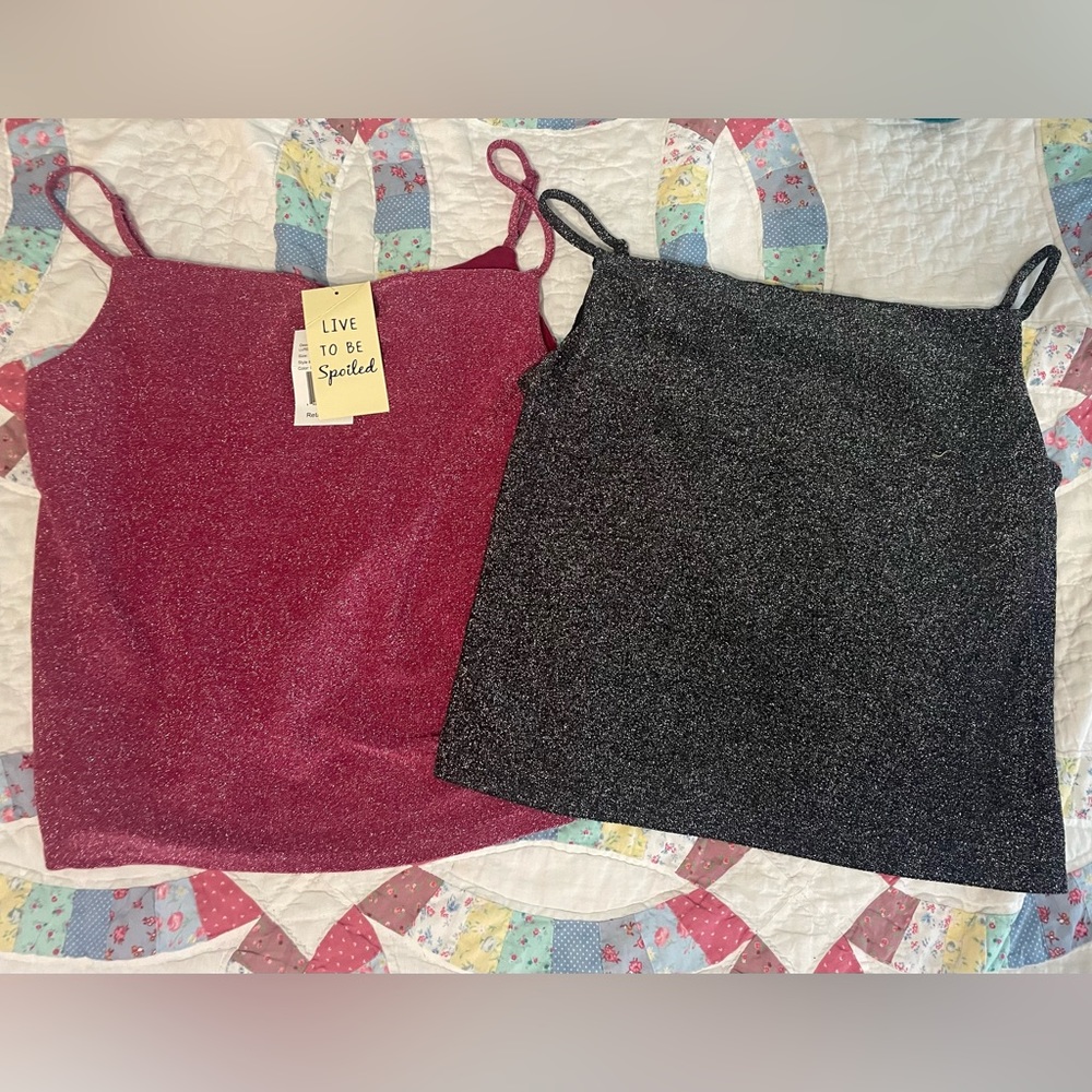 Metallic Tank tops